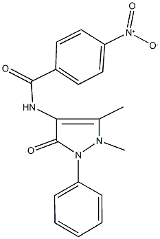 N-(1,5-dimethyl-3-oxo-2-phenyl-2,3-dihydro-1H-pyrazol-4-yl)-4-nitrobenzamide