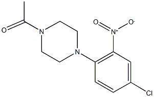 1-acetyl-4-{4-chloro-2-nitrophenyl}piperazine