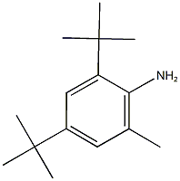 2,4-ditert-butyl-6-methylphenylamine 化学構造式