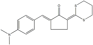 2-[4-(dimethylamino)benzylidene]-5-(1,3-dithian-2-ylidene)cyclopentanone|