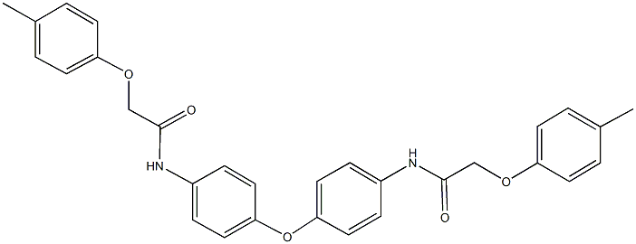 2-(4-methylphenoxy)-N-[4-(4-{[(4-methylphenoxy)acetyl]amino}phenoxy)phenyl]acetamide