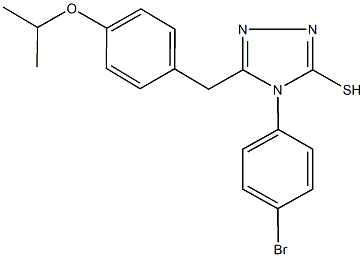 4-(4-bromophenyl)-5-(4-isopropoxybenzyl)-4H-1,2,4-triazole-3-thiol Structure