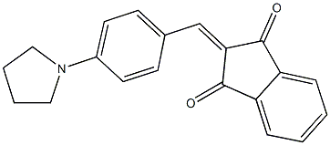 2-[4-(1-pyrrolidinyl)benzylidene]-1H-indene-1,3(2H)-dione