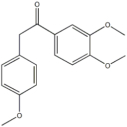 1-(3,4-dimethoxyphenyl)-2-(4-methoxyphenyl)ethanone