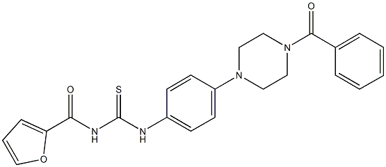 N-[4-(4-benzoyl-1-piperazinyl)phenyl]-N'-(2-furoyl)thiourea