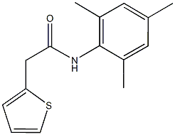 N-mesityl-2-(2-thienyl)acetamide Struktur
