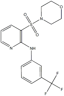 3-(4-morpholinylsulfonyl)-N-[3-(trifluoromethyl)phenyl]-2-pyridinamine