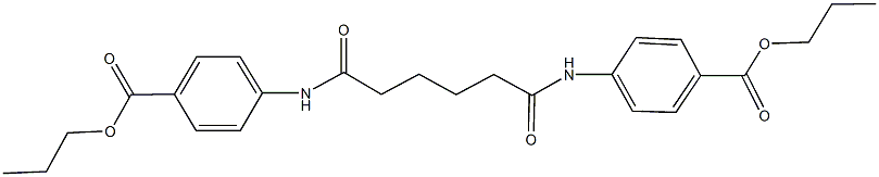 propyl 4-({6-oxo-6-[4-(propoxycarbonyl)anilino]hexanoyl}amino)benzoate|