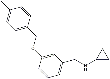  N-cyclopropyl-N-{3-[(4-methylbenzyl)oxy]benzyl}amine