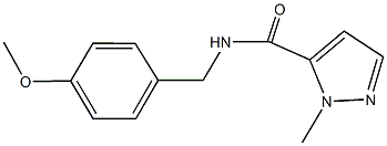  N-(4-methoxybenzyl)-1-methyl-1H-pyrazole-5-carboxamide