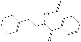 2-{[(2-cyclohex-1-en-1-ylethyl)amino]carbonyl}benzoic acid,,结构式