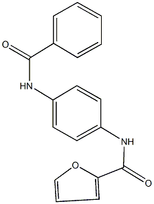 N-[4-(benzoylamino)phenyl]-2-furamide Struktur