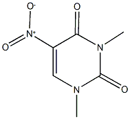 5-nitro-1,3-dimethyl-2,4(1H,3H)-pyrimidinedione,,结构式