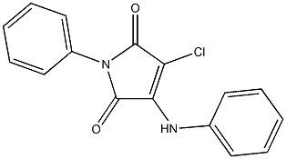 3-anilino-4-chloro-1-phenyl-1H-pyrrole-2,5-dione Structure