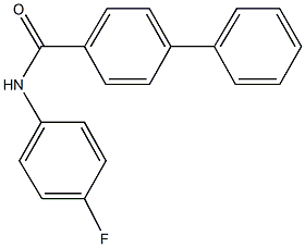 N-(4-fluorophenyl)[1,1'-biphenyl]-4-carboxamide Structure