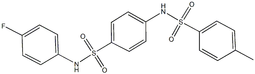 N-(4-fluorophenyl)-4-{[(4-methylphenyl)sulfonyl]amino}benzenesulfonamide|