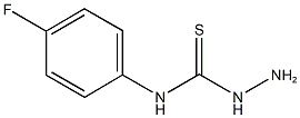 N-(4-fluorophenyl)hydrazinecarbothioamide,,结构式