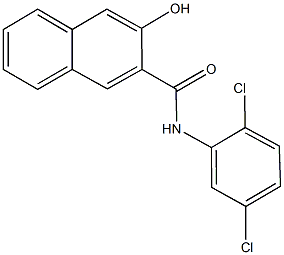 N-(2,5-dichlorophenyl)-3-hydroxy-2-naphthamide Struktur