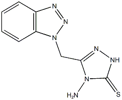 4-amino-5-(1H-1,2,3-benzotriazol-1-ylmethyl)-2,4-dihydro-3H-1,2,4-triazole-3-thione