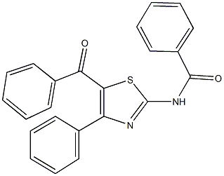 N-(5-benzoyl-4-phenyl-1,3-thiazol-2-yl)benzamide Structure