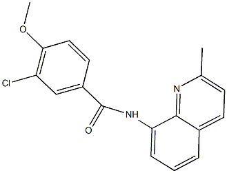3-chloro-4-methoxy-N-(2-methyl-8-quinolinyl)benzamide