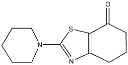 2-(1-piperidinyl)-5,6-dihydro-1,3-benzothiazol-7(4H)-one Structure