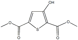 dimethyl 3-hydroxy-2,5-thiophenedicarboxylate Structure