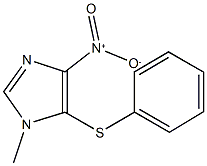 4-nitro-1-methyl-5-(phenylsulfanyl)-1H-imidazole Structure