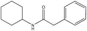 N-cyclohexyl-2-phenylacetamide 结构式