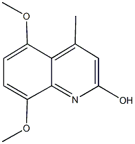 5,8-dimethoxy-4-methyl-2-quinolinol|