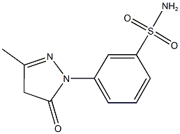 3-(3-methyl-5-oxo-4,5-dihydro-1H-pyrazol-1-yl)benzenesulfonamide