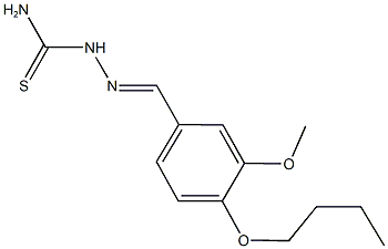 4-butoxy-3-methoxybenzaldehyde thiosemicarbazone