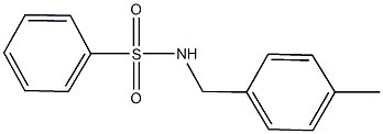 N-(4-methylbenzyl)benzenesulfonamide Struktur