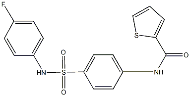 N-{4-[(4-fluoroanilino)sulfonyl]phenyl}-2-thiophenecarboxamide|