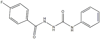 2-(4-fluorobenzoyl)-N-phenylhydrazinecarboxamide Structure