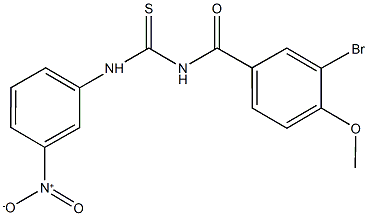 N-(3-bromo-4-methoxybenzoyl)-N'-{3-nitrophenyl}thiourea