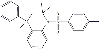  2,2,4-trimethyl-1-[(4-methylphenyl)sulfonyl]-4-phenyl-1,2,3,4-tetrahydroquinoline