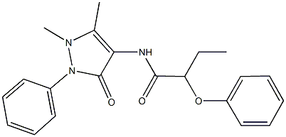 N-(1,5-dimethyl-3-oxo-2-phenyl-2,3-dihydro-1H-pyrazol-4-yl)-2-phenoxybutanamide