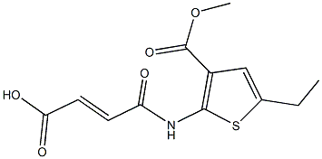 4-{[5-ethyl-3-(methoxycarbonyl)-2-thienyl]amino}-4-oxo-2-butenoic acid