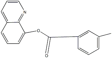 8-quinolinyl 3-methylbenzoate Structure