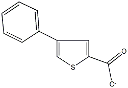 4-phenyl-2-thiophenecarboxylate Struktur