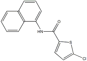 5-chloro-N-(1-naphthyl)-2-thiophenecarboxamide Struktur