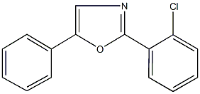 2-(2-chlorophenyl)-5-phenyl-1,3-oxazole Structure