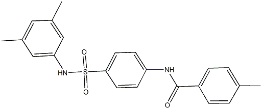 N-{4-[(3,5-dimethylanilino)sulfonyl]phenyl}-4-methylbenzamide