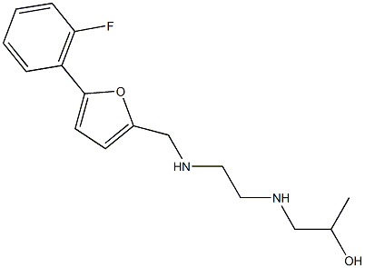 1-{[2-({[5-(2-fluorophenyl)-2-furyl]methyl}amino)ethyl]amino}-2-propanol