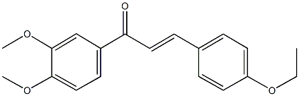 1-(3,4-dimethoxyphenyl)-3-(4-ethoxyphenyl)-2-propen-1-one