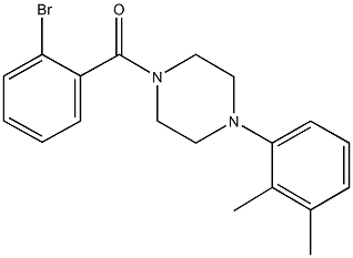 1-(2-bromobenzoyl)-4-(2,3-dimethylphenyl)piperazine|