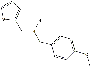 N-(4-methoxybenzyl)-N-(2-thienylmethyl)amine Structure