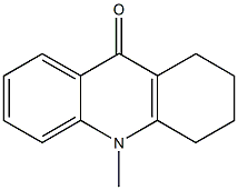 10-methyl-1,3,4,10-tetrahydro-9(2H)-acridinone 结构式