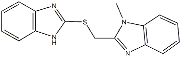 2-[(1H-benzimidazol-2-ylsulfanyl)methyl]-1-methyl-1H-benzimidazole